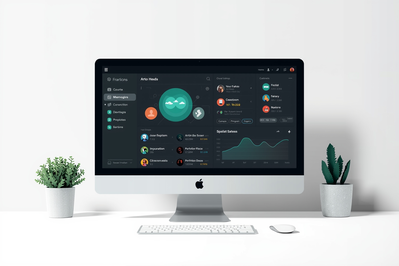 Illustration Tylias :Illustration d'une interface utilisateur moderne et élégante mettant en avant les principes de UI/UX Design